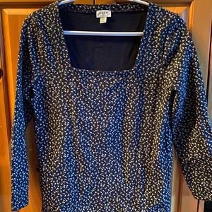 I crew quarter sleeve floral shirt